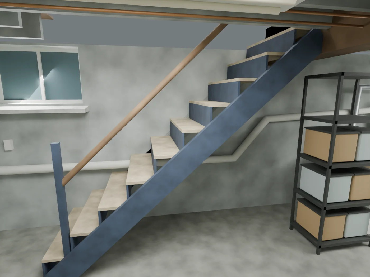 Kitchen stairs