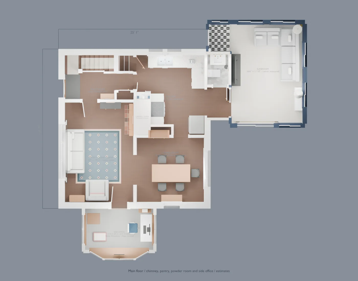 Current main-floor plan