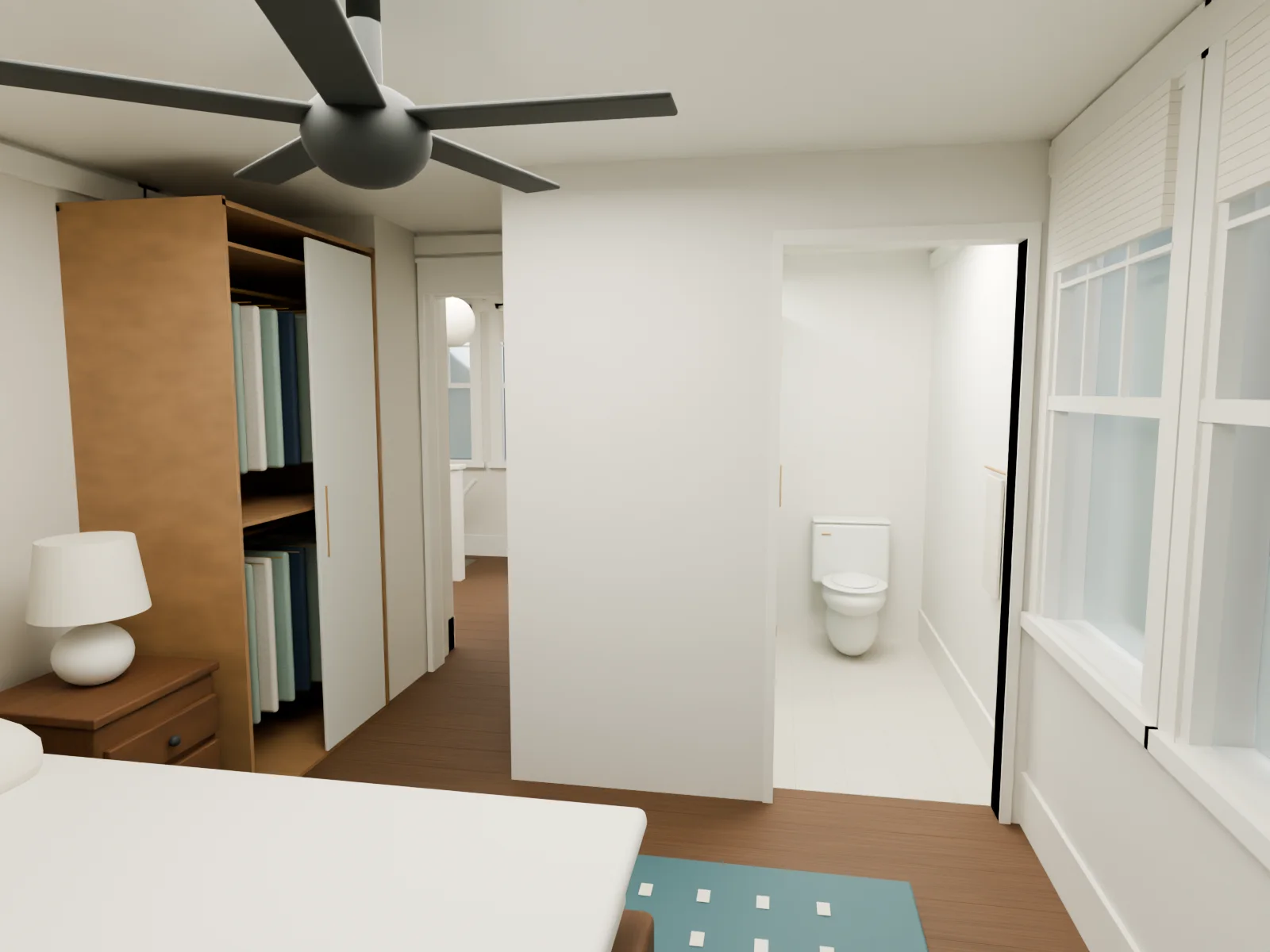Primary: toward the new bath