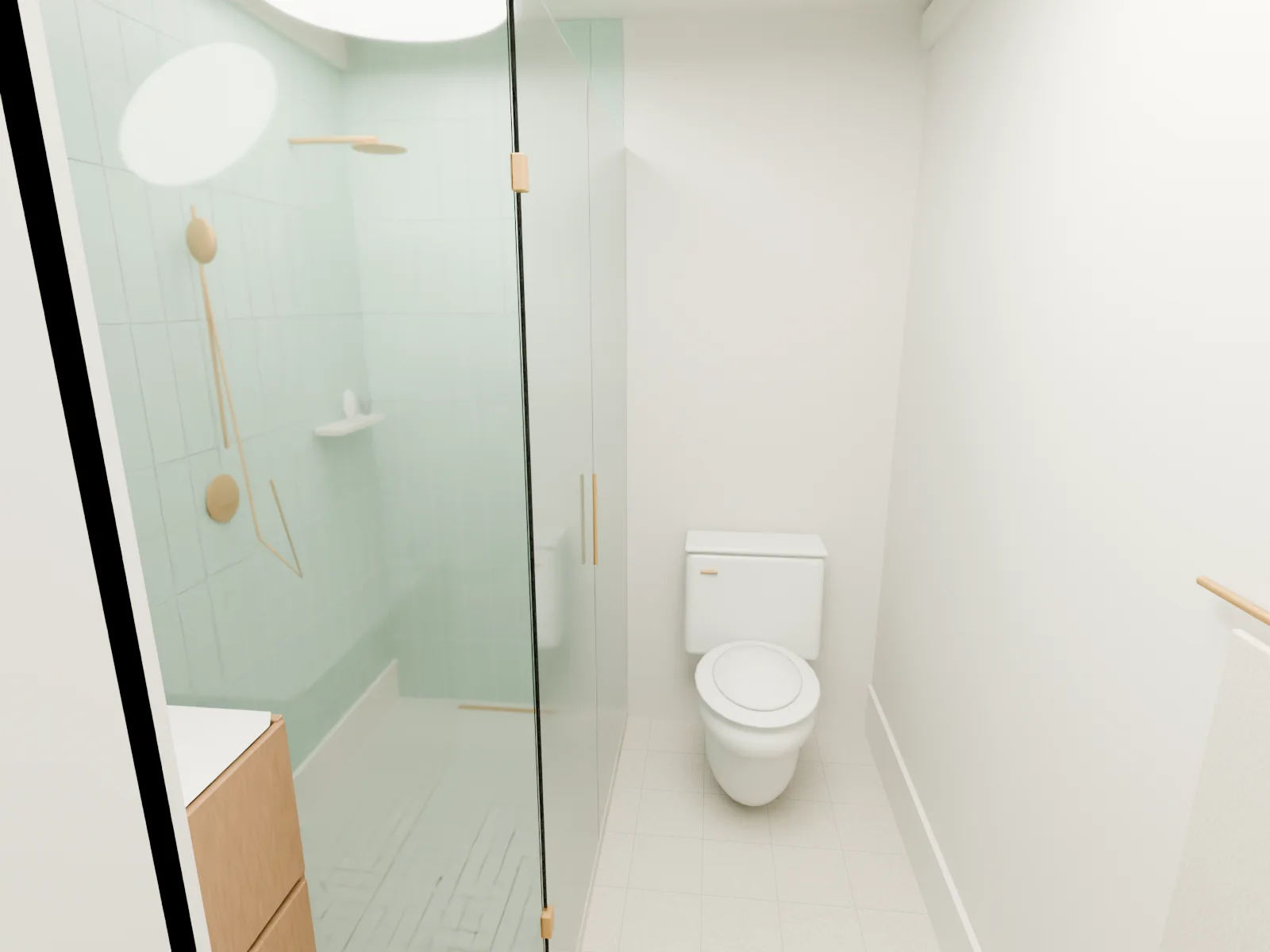 Ensuite: at the entrance